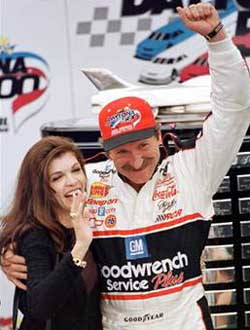 Dale and Theresa at Daytona, 1998